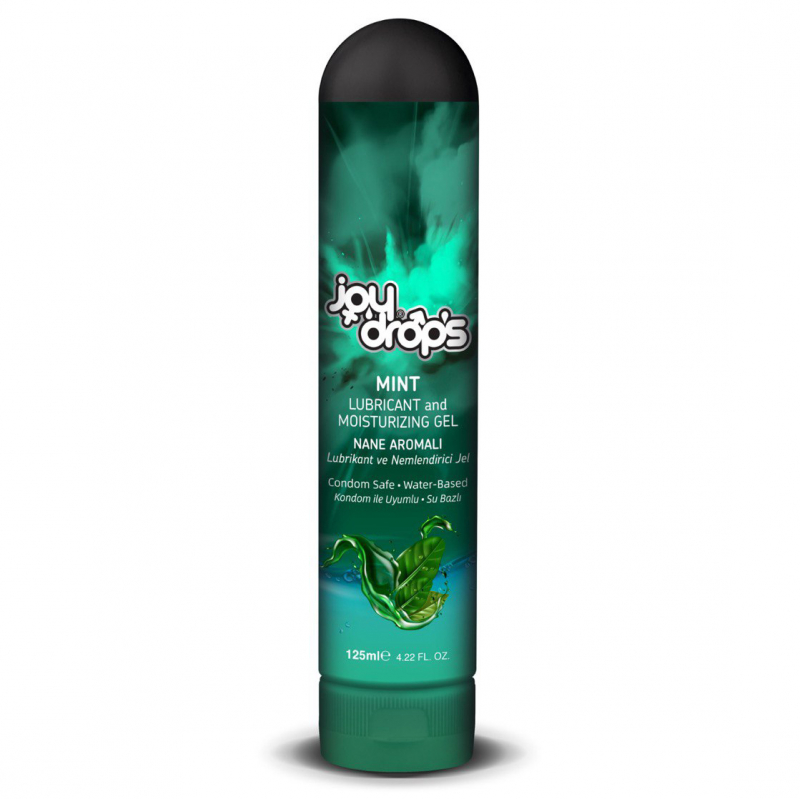 Гель на водной основе "Joy Drops Mint" с ароматом и вкусом мяты, 125ml 